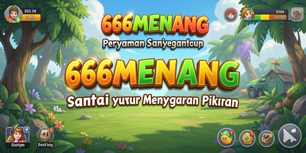 Tampilan gameplay santai dalam 666MENANG yang menawan.