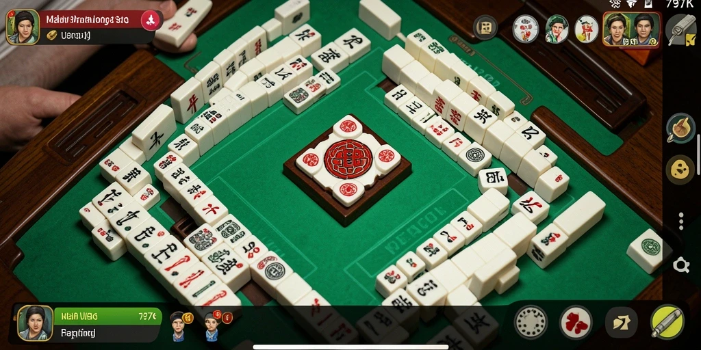 Screenshot gameplay Mahjong yang seru di 797K.