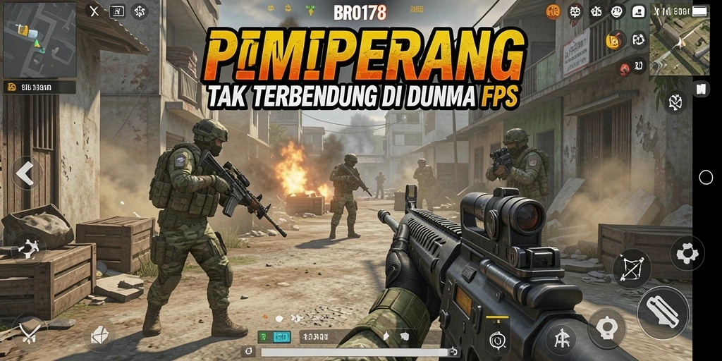 Tampilan gameplay BRO178 yang mendebarkan dan penuh aksi.