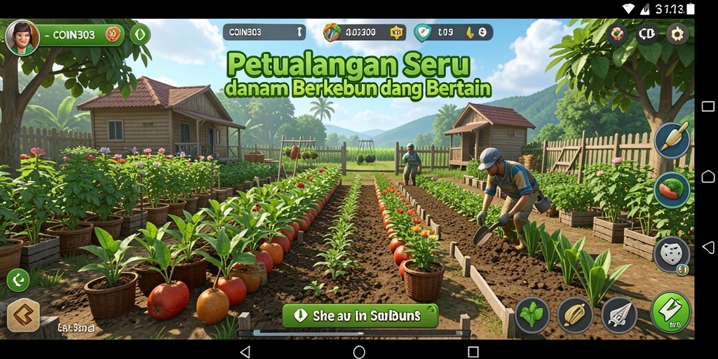 Gameplay menarik COIN303 dengan nuansa Farming yang ceria.