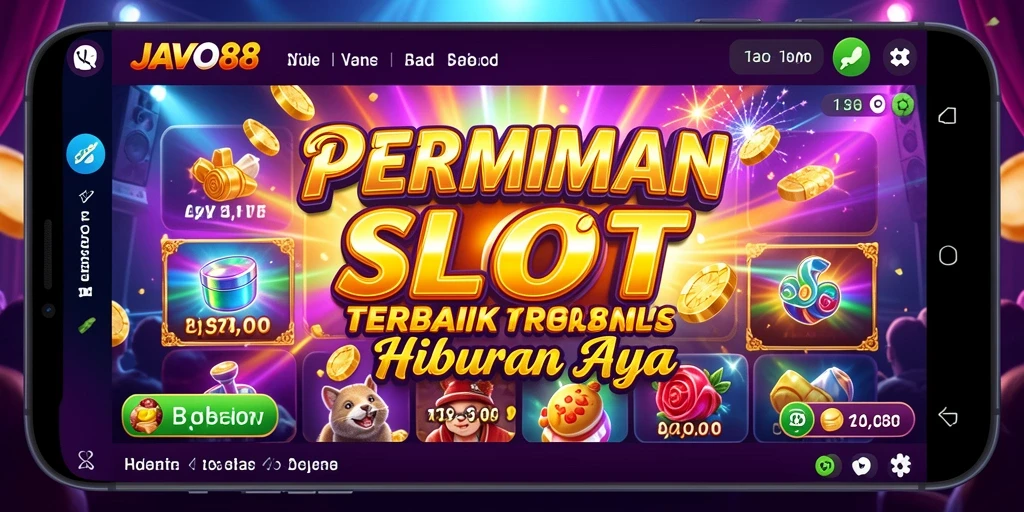 Tampilan gameplay yang menarik dari permainan Slot JAVO88.