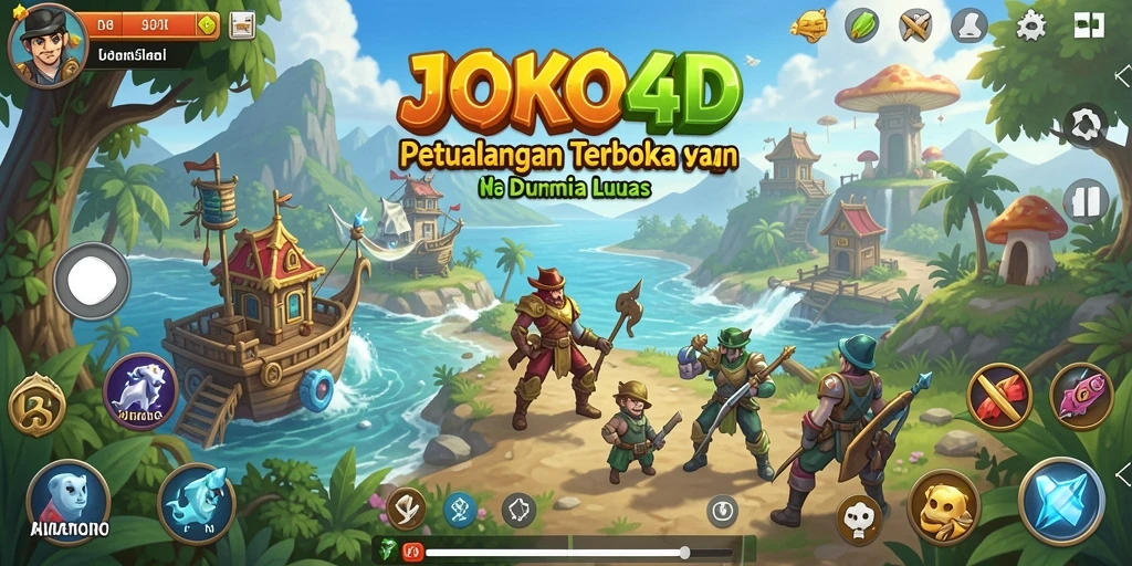 Gameplay JOKO4D menampilkan petualangan di dunia terbuka yang menakjubkan.