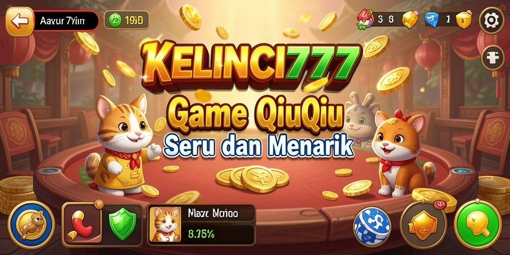 Gameplay KELINCI777 menunjukkan aksi seru QiuQiu.