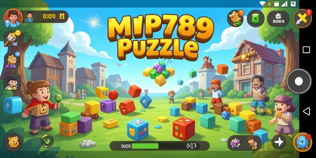 Screenshot gameplay MVP789 yang menampilkan berbagai puzzle menarik.