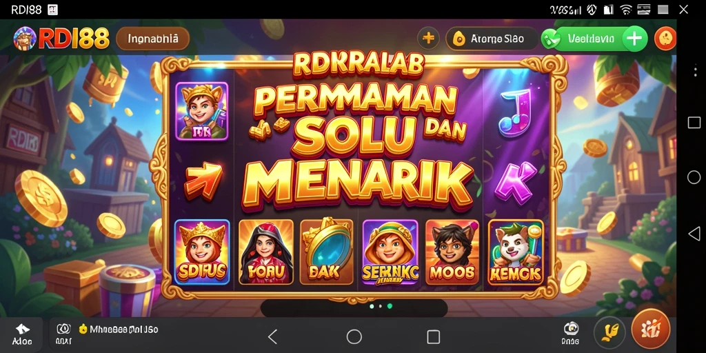 Screenshot RDI88 menampilkan pengalaman bermain Slot yang menyenangkan.
