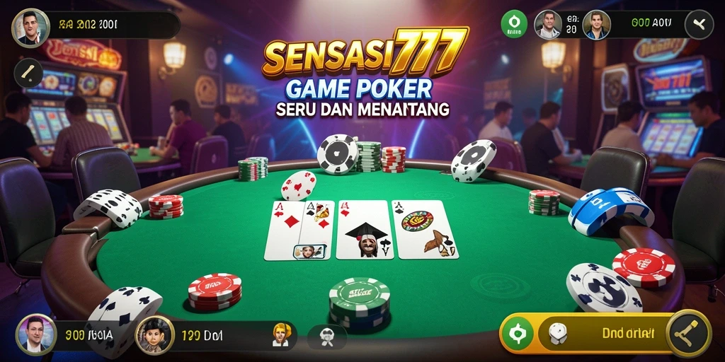 Tampilan gameplay seru dan menantang dalam SENSASI777.