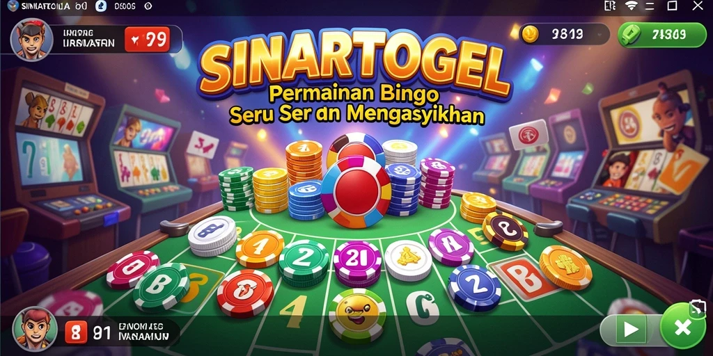 Tampilan gameplay seru di SINARTOGEL dengan peserta Bingo.