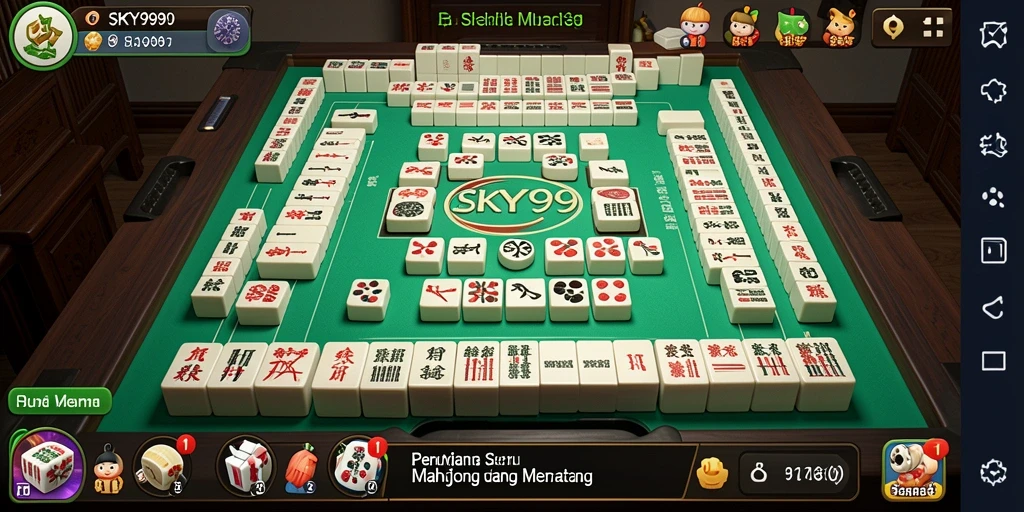Tampilan gameplay dari SKY99 yang menarik dan menantang.