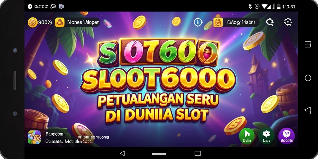 Gameplay SLOT6000 menampilkan petualangan mendebarkan di dunia slot.