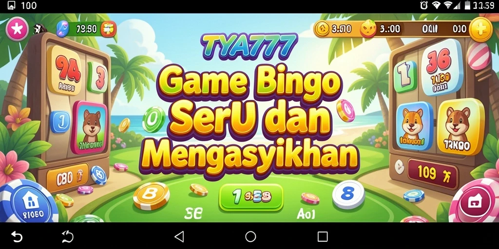 Tampilan gameplay seru dalam aplikasi Bingo TYA777.
